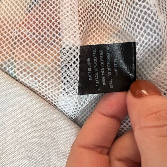 Born Fly Multicolor Colorful Windbreaker Jacket Size Large - Picture 8 of 10